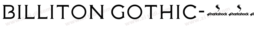 Billiton Gothic字体转换